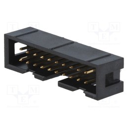1 pcs x FISCHER ELEKTRONIK - ASLG20G - Socket, IDC, male, PIN: 20, straight, THT, 2.54mm, Layout: 2x10