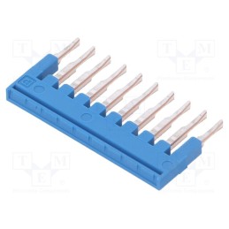 1 pcs x PHOENIX CONTACT - FBS 10-3,5 BU – 3213125 - Comb bridge, ways: 10, blue, Width: 3.5mm, UL94V-0