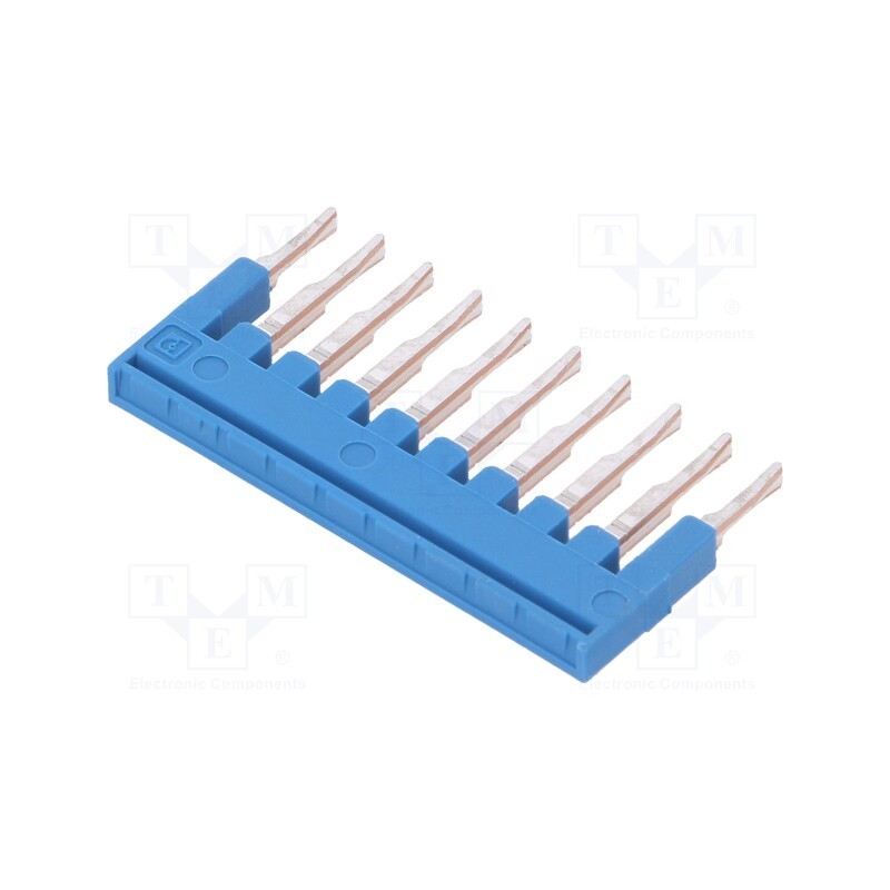 1 pcs x PHOENIX CONTACT - FBS 10-3,5 BU – 3213125 - Comb bridge, ways: 10, blue, Width: 3.5mm, UL94V-0