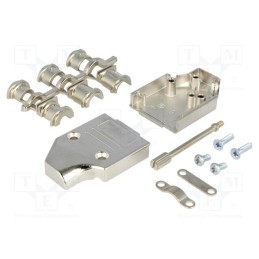 1 pcs x ENCITECH - 6560-0139-11 - Enclosure: for D-Sub connectors, D-Sub 9pin,D-Sub HD 15pin