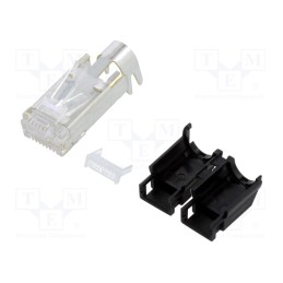 1 pcs x HIROSE - TM21CP-88P(03) - Plug, RJ45, TM21P, PIN: 8, Cat: 5e, shielded,with protection, 6.6mm