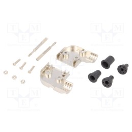 1 pcs x CONNFLY - DS1047-01-09M2 - Enclosure: for D-Sub connectors, D-Sub 9pin,D-Sub HD 15pin