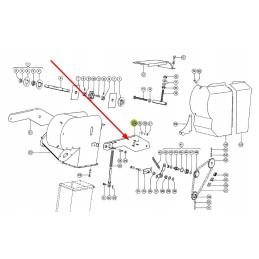 605886 2 right tensioning plate