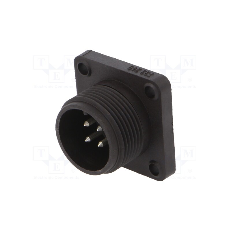 1 pcs x HIRSCHMANN - 932449100 CM 02 E 14S-2 P - Connector: circular, socket, CM, IP67, PIN: 4, male, 10A, 50V, 1mm2