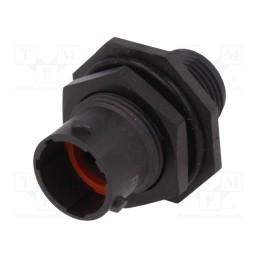 1 pcs x AMPHENOL - RTS710N6P03 - Connector: circular, eco|mate Aquarius, socket, male, PIN: 6, 250V