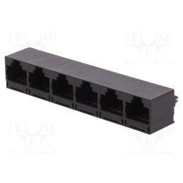 1 pcs x ENCITECH - RJJU-88-642-E1V-004 - Socket, RJ45, PIN: 8, Cat: 5, Layout: 8p8c