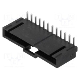 1 pcs x MOLEX - 705530011 - Socket, wire-board, male, SL, 2.54mm, PIN: 12, THT, angled 90°