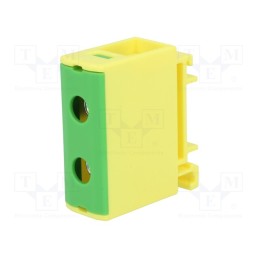 1 pcs x OUNEVA - VC05-0047 - Splice terminal: rail, 1.5÷50mm2, ways: 1, terminals: 2, Width: 18mm