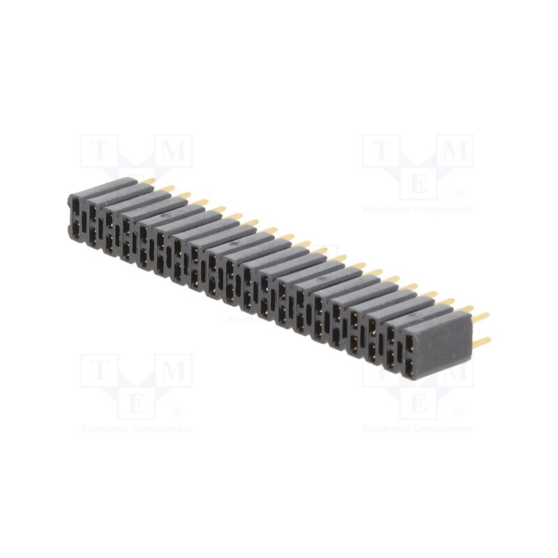1 pcs x FISCHER ELEKTRONIK - BL2.40G - Socket, pin strips, female, PIN: 40, straight, 2.54mm, THT, 2x20