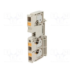 1 pcs x WEIDMu00dcLLER - 2490520000 A3C 10 - Splice terminal: rail, 10mm2, ways: 1, terminals: 3, beige, wemid