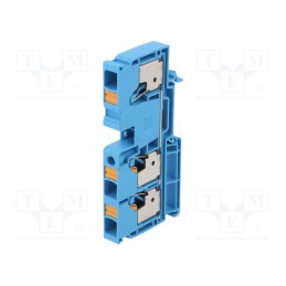 1 pcs x WEIDMu00dcLLER - 2490510000 A3C 10 BL - Splice terminal: rail, 10mm2, ways: 1, terminals: 3, blue, wemid