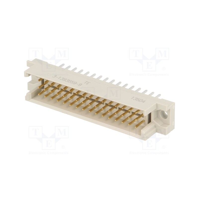 1 pcs x TE Connectivity - 3-1393659-9 - Socket, DIN 41612, type R, male, PIN: 48, THT, straight, L4.5mm