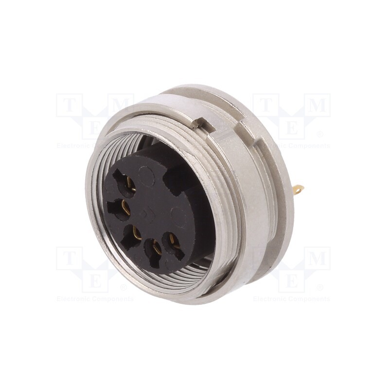 1 pcs x LUMBERG - KGV 50 - Connector: M16, socket, female, soldering, PIN: 5, 5A, 60V, IP40