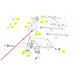 100699027 hydraulic cylinder for the discharge pipe
