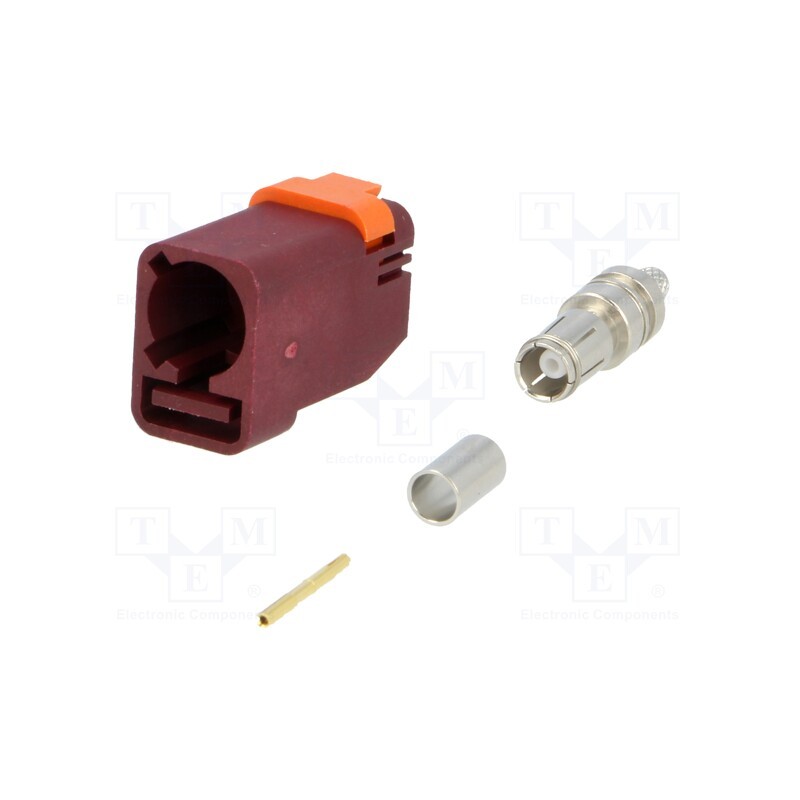 1 pcs x MOLEX - 734036263 - Connector: FAKRA, female, plug, crimped, straight