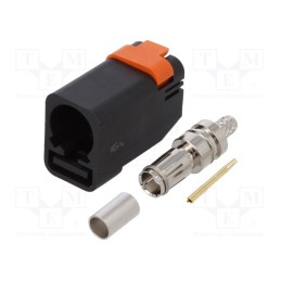 1 pcs x MOLEX - 734036260 - Connector: FAKRA, female, plug, crimped, Polarisation: A-Jet Black