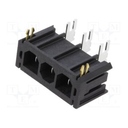 1 pcs x MOLEX - 431603103 - Sabre 3Ckt RA V0 Hdr 062Lk ShtTail