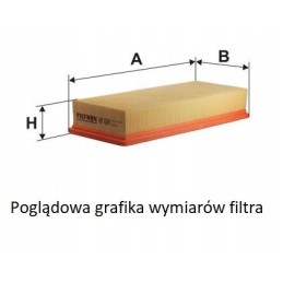 Air filter for wacker bh23 bh24 bh65 hammer