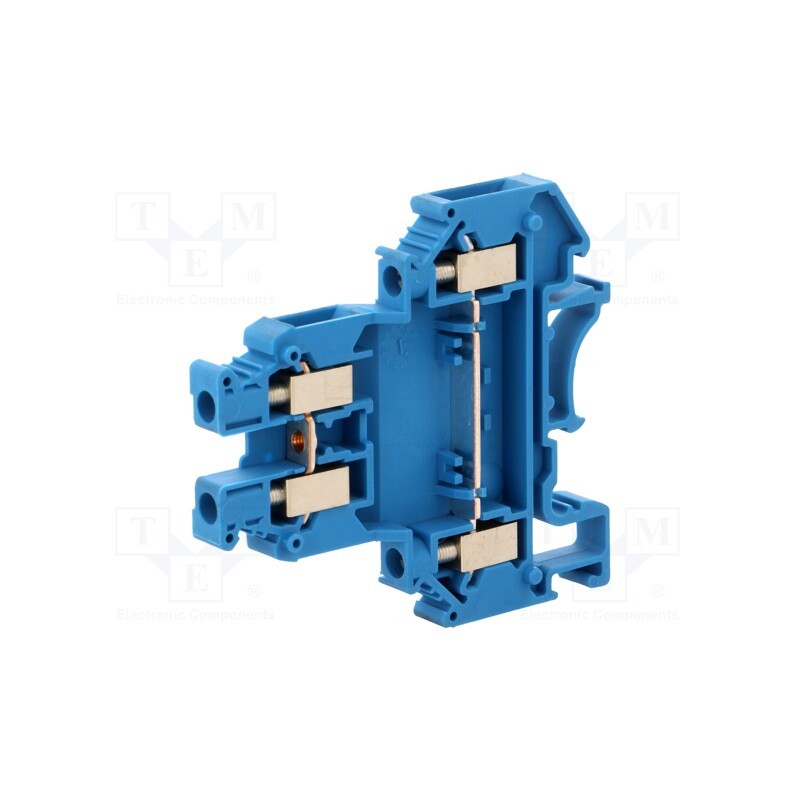 1 pcs x PHOENIX CONTACT - UKK 5 BU 2774091 - Splice terminal: rail, 0.2÷4mm2, ways: 2, terminals: 4, blue, 32A