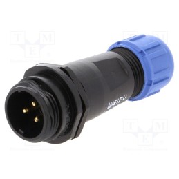 1 pcs x WEIPU - SP1311/P3I-N - Plug, SP13, male, PIN: 3, IP68, 4÷6.5mm, 13A, soldering, for cable