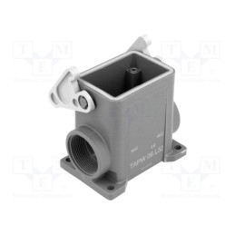 1 pcs x ILME - TAPW 06 L32 - Enclosure: for HDC connectors, T-TYPE/W, size 44.27, M32, 44x27mm