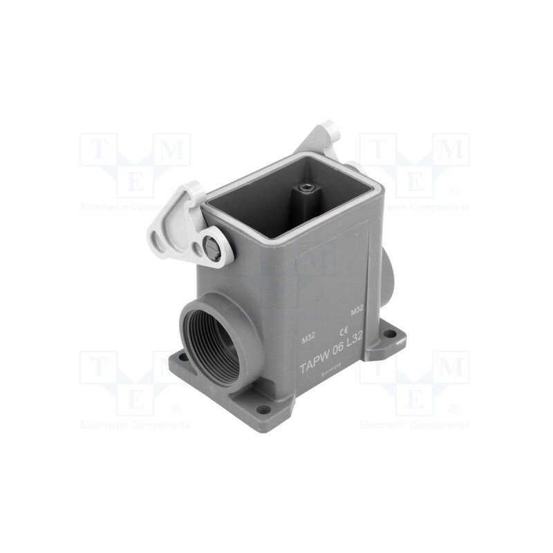 1 pcs x ILME - TAPW 06 L32 - Enclosure: for HDC connectors, T-TYPE/W, size 44.27, M32, 44x27mm