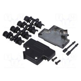 1 pcs x MH CONNECTORS - MHD45ZK25-BK-K - Enclosure: for D-Sub connectors, D-Sub 25pin,D-Sub HD 44pin