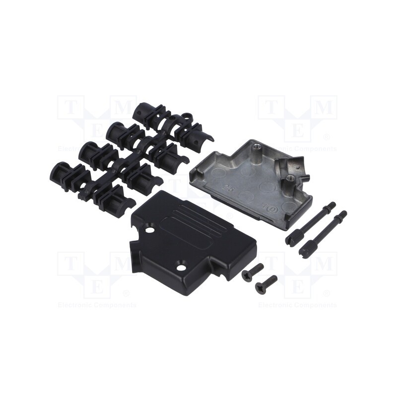 1 pcs x MH CONNECTORS - MHD45ZK25-BK-K - Enclosure: for D-Sub connectors, D-Sub 25pin,D-Sub HD 44pin