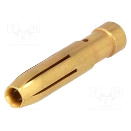1 pcs x HARTING - 9332006221 - Contact, female, copper alloy, gold-plated, 4mm2, 12AWG, crimped