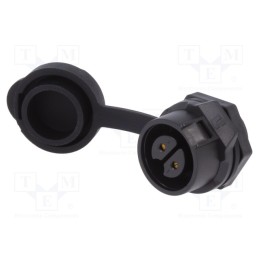 1 pcs x LUTRONIC - 2225 - Connector: circular, socket, size 16, 02, female, PIN: 2, for latch