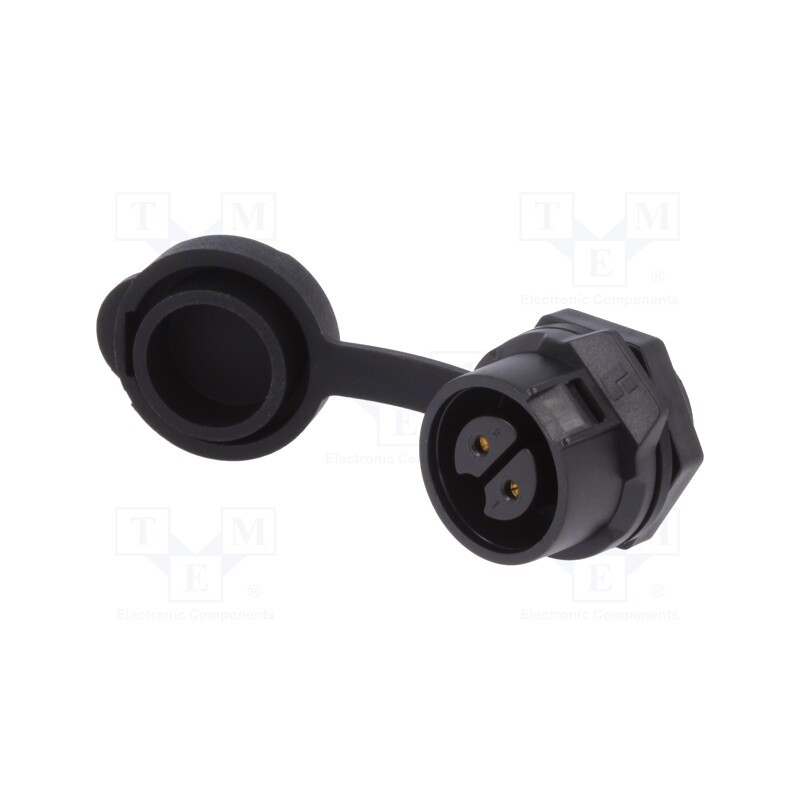 1 pcs x LUTRONIC - 2225 - Connector: circular, socket, size 16, 02, female, PIN: 2, for latch