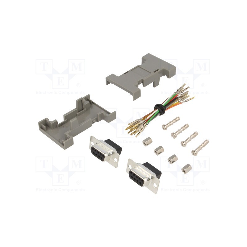 1 pcs x ENCITECH - 2111-0101-21 - Transition: adapter, D-Sub 9pin female,both sides