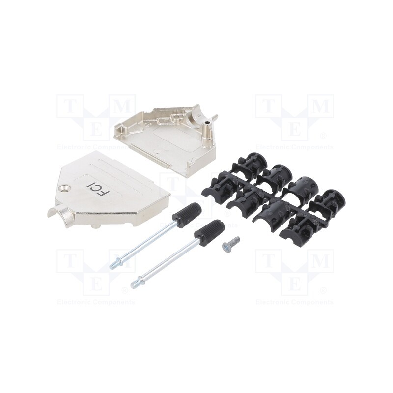 1 pcs x Amphenol Communications Solutions - 8655MH2501BLF - Straight, Locking: screws, Application: D-Sub 25pin, 12mm