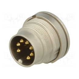 1 pcs x LUMBERG - SGV 71 - Connector: M16, socket, male, soldering, PIN: 7, 5A, 60V, IP40