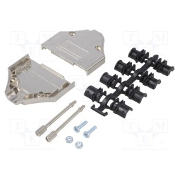 1 pcs x ENCITECH - 6560-0145-03 - Enclosure: for D-Sub connectors, D-Sub 25pin,D-Sub HD 44pin