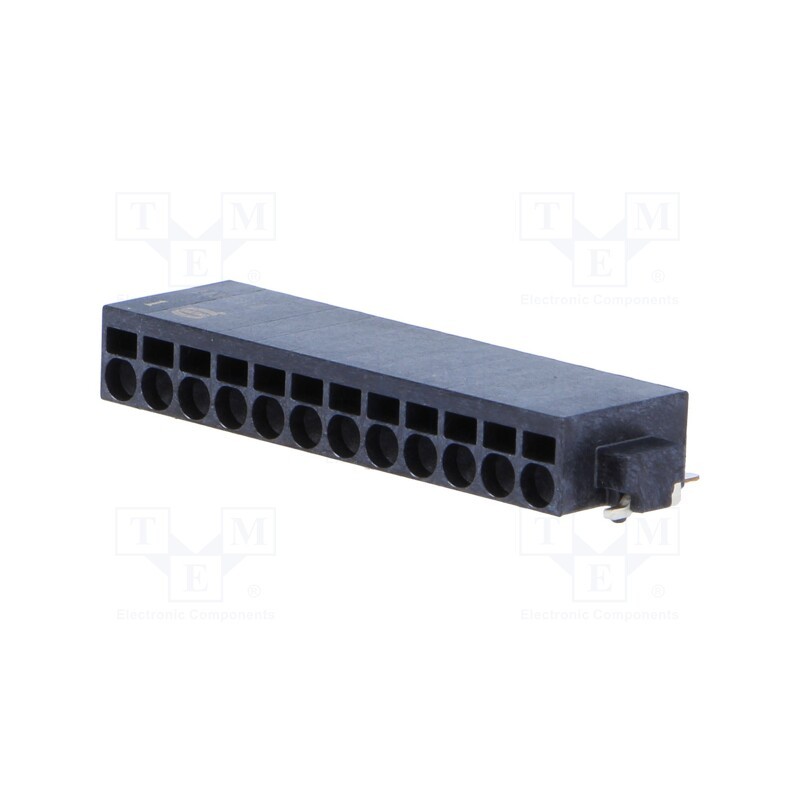 1 pcs x HARTING - 14011213102333 - Connector: wire-board, female, PIN: 12, 2.54mm, har-flexicon®, SMT