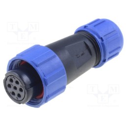 1 pcs x WEIPU - SP1310/S7I-N - Plug, SP13, female, PIN: 7, IP68, 4÷6.5mm, 5A, soldering, for cable