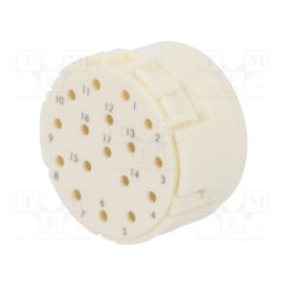 1 pcs x HARTING - 9151173001 - Connector: M23, contact insert, PIN: 17, male, crimped, 160V, 8A