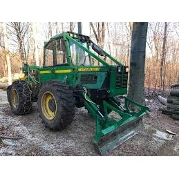The glass is bent to the dimensions of an excavator and a loader