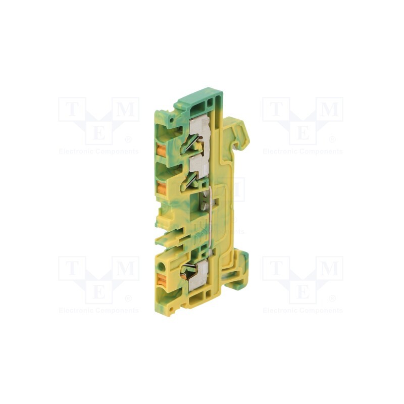 1 pcs x WEIDMu00dcLLER - 1521670000 A3C 2.5 PE - Splice terminal: rail, 2.5mm2, ways: 1, terminals: 3, yellow-green