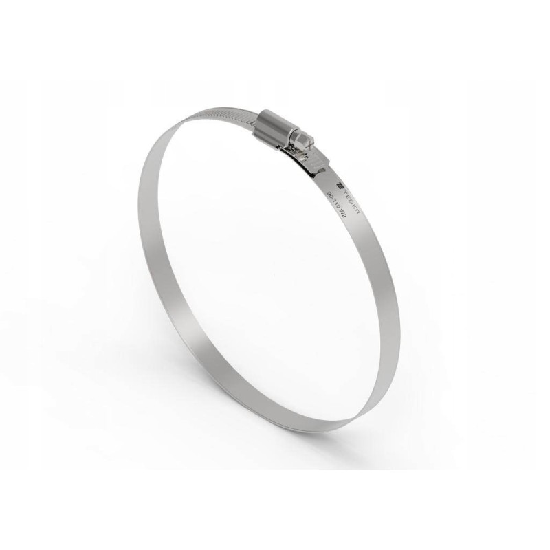 Reinforced clamp 90 110 worm clamp