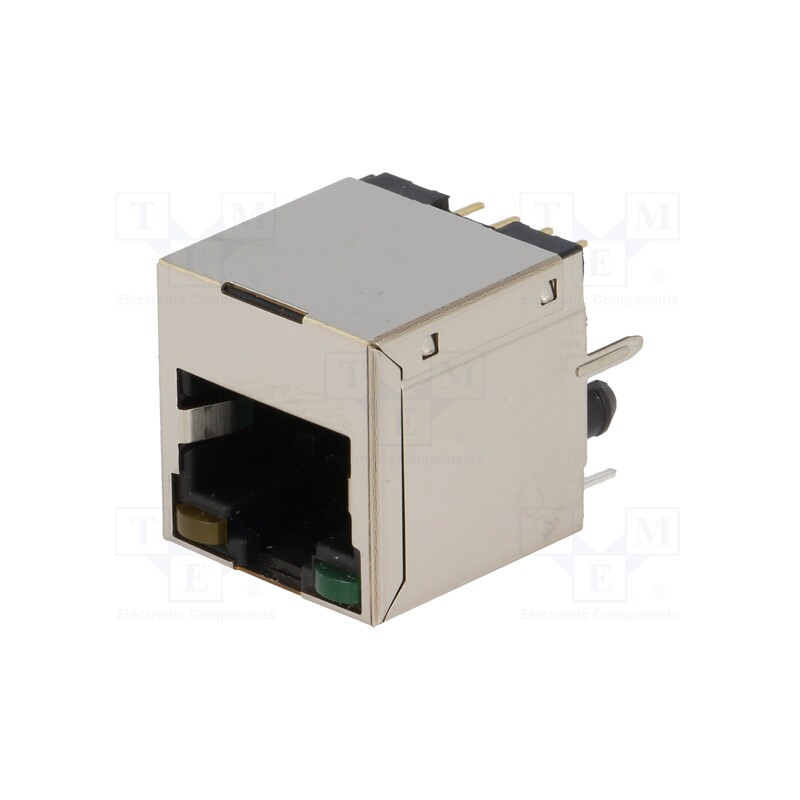 1 pcs x Amphenol Communications Solutions - LMJ2138812S0LOT6C - Socket, RJ45, PIN: 8, shielded,with LED, Layout: 8p8c, THT, stra