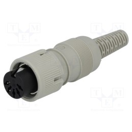1 pcs x HIRSCHMANN - 930961517 MAK 5100 S - Plug, DIN, female, PIN: 5, Layout: 180°, straight, for cable