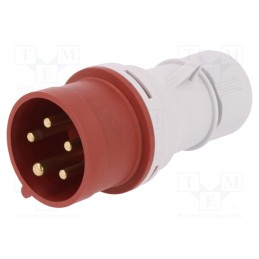 1 pcs x PAWBOL - B.1030 - Connector: AC supply 3-phase, plug, male, 16A, 400VAC, IEC 60309