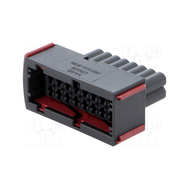 1 pcs x TE Connectivity - 1-963217-1 - Connector: automotive, JPT, female, plug, for cable, PIN: 16, black