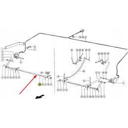 650895 1 right roller of the auto contour system 20 x 688