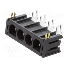 1 pcs x MOLEX - 431603104 - Sabre 4Ckt RA V0 Hdr 062Lk ShtTail