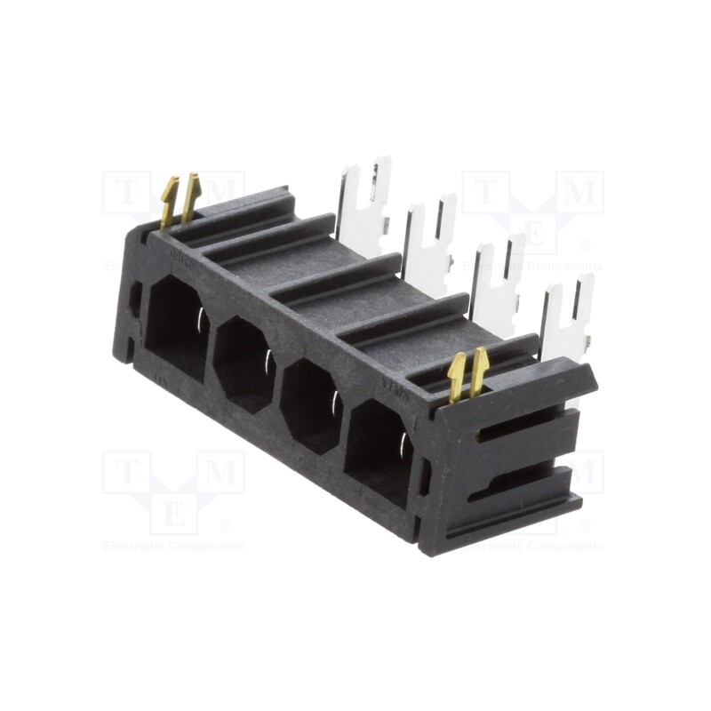 1 pcs x MOLEX - 431603104 - Sabre 4Ckt RA V0 Hdr 062Lk ShtTail