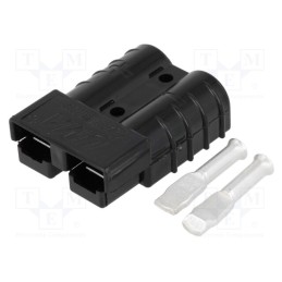 1 pcs x ENCITECH - 1130-0201-06 - Plug, wire-wire, hermaphrodite, PIN: 2, for cable, crimped, black