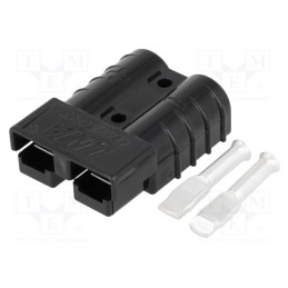 1 pcs x ENCITECH - 1130-0201-05 - Plug, wire-wire, hermaphrodite, PIN: 2, for cable, crimped, black